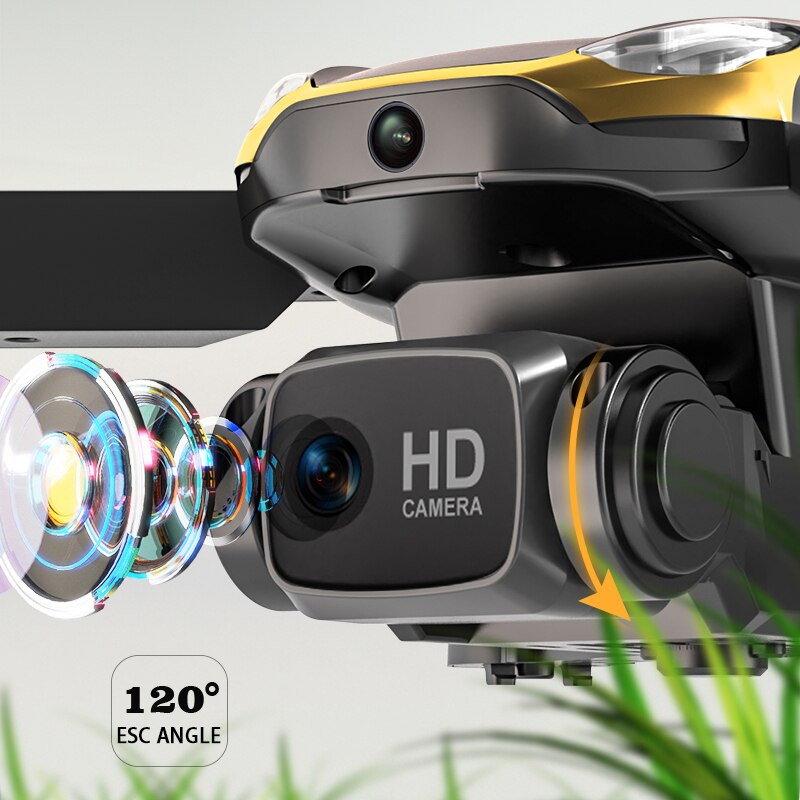 DRONE TESLA M8 C/ CAMERA + BAG PRETA + 4 HELICES RESERVAS
