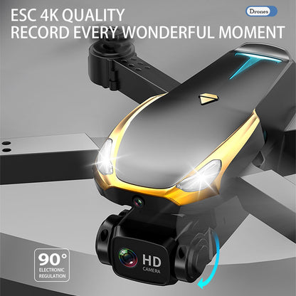 DRONE TESLA M8 C/ CAMERA + BAG PRETA + 4 HELICES RESERVAS
